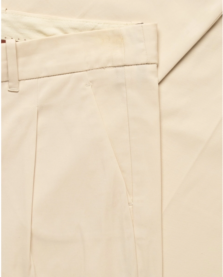 Beżowe spodnie ze zwężaną nogawką - Image #2