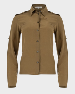 Jedwana koszula z pagonami - Image #0