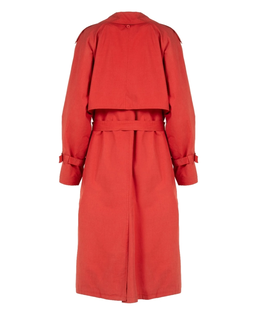 Czerwony dwurzędowy trencz - Image #1