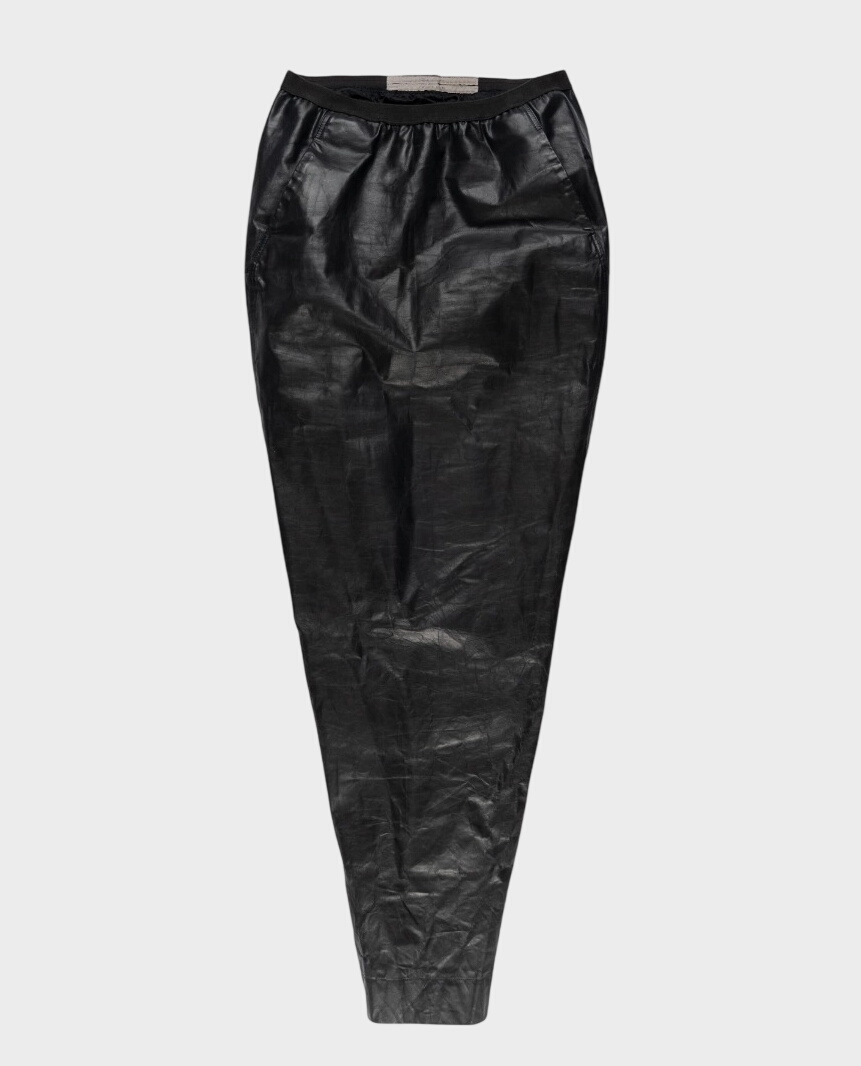 Czarna skórzana spódnica maxi Cyclops - Image #0