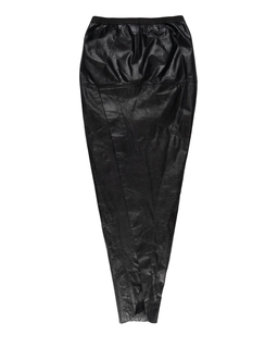 Czarna skórzana spódnica maxi Cyclops - Image #1