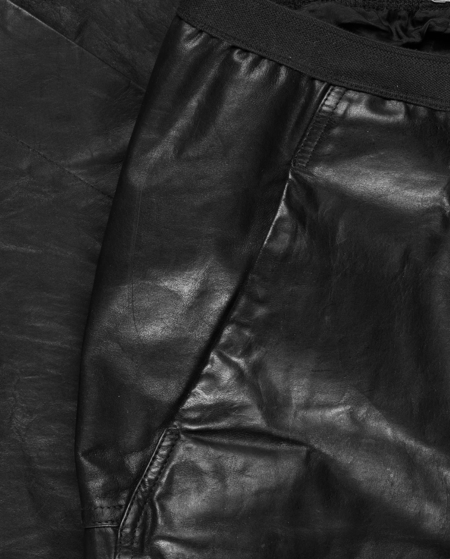 Czarna skórzana spódnica maxi Cyclops - Image #3