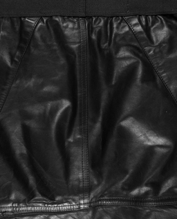 Czarna skórzana spódnica maxi Cyclops - Image #4