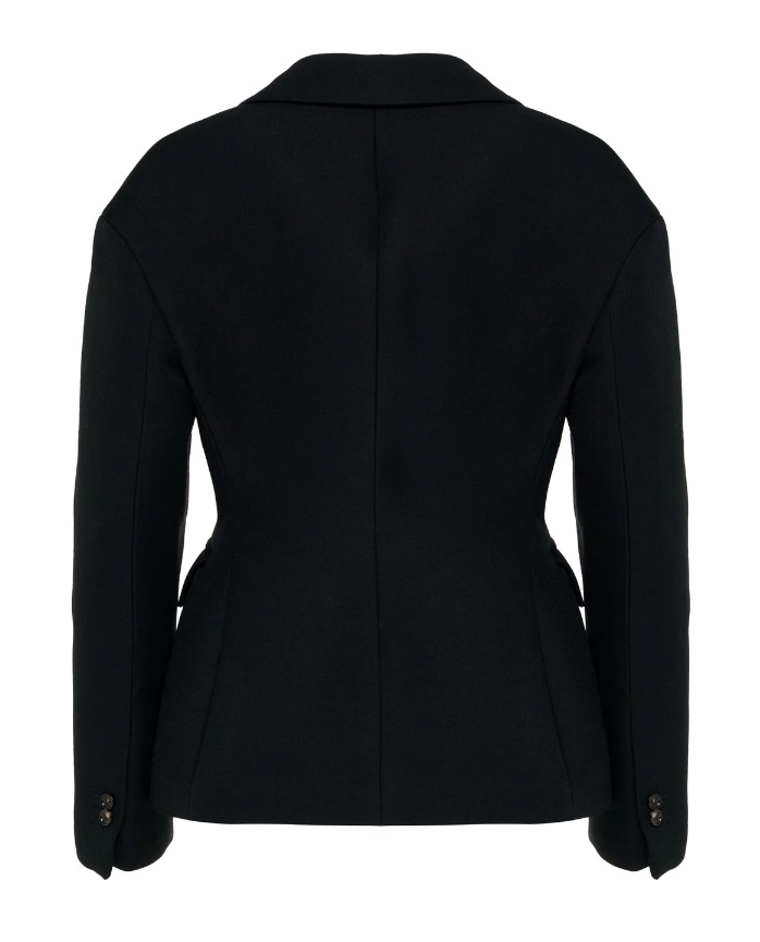 Czarna jednorzędowa marynarka - Image #1