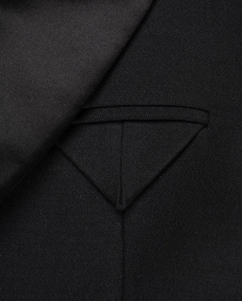 Czarna jednorzędowa marynarka - Image #3