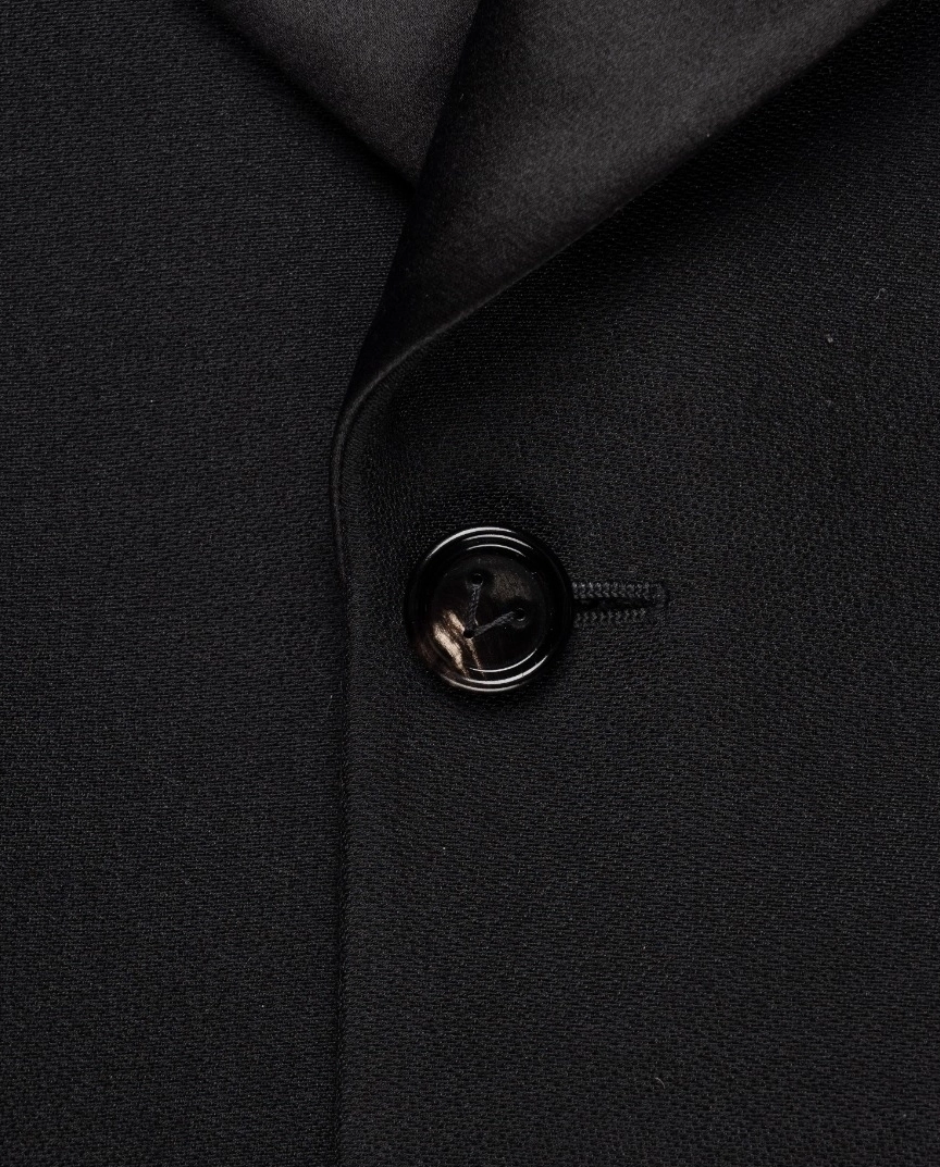 Czarna jednorzędowa marynarka - Image #4