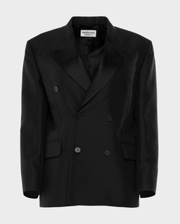 Czarna dwurzędowa marynarka - Image #0