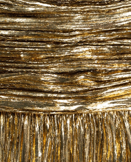 Plisowana spódnica w kolorze złotym - Image #2