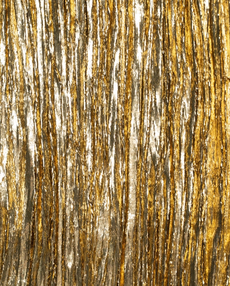 Plisowana spódnica w kolorze złotym - Image #3