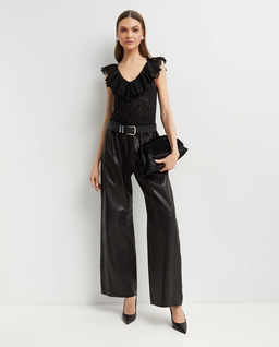 Czarne body z falbanką - Image #1