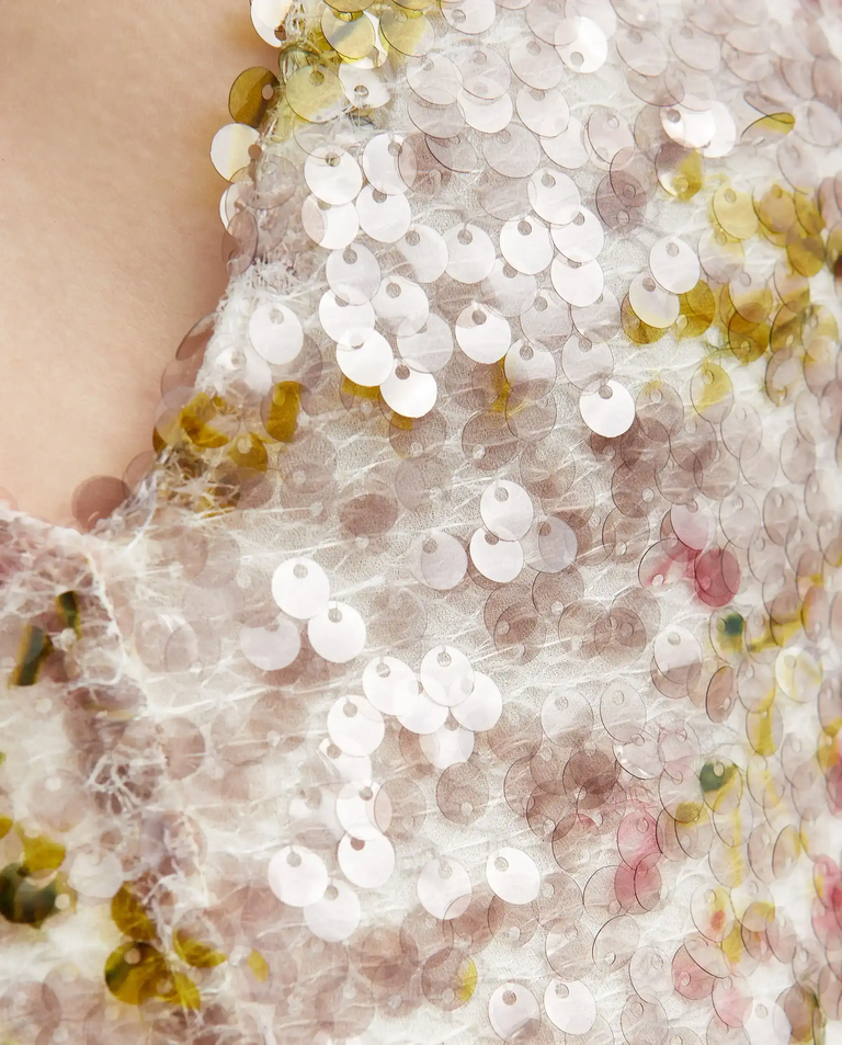 Długa cekinowa sukienka - Image #3