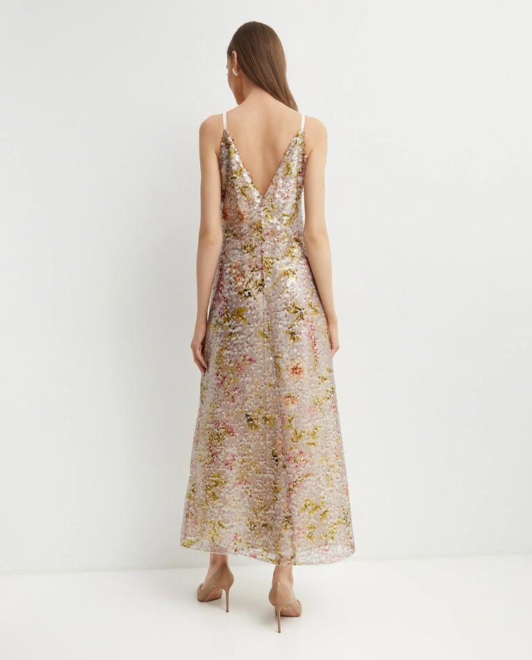 Długa cekinowa sukienka - Image #2