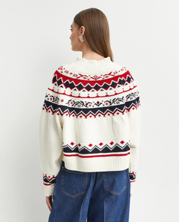 Sweter z ozdobnym printem - Image #2