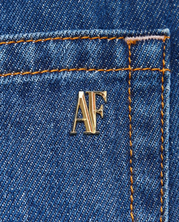 Niebieskie jeansy z wysokim stanem - Image #3