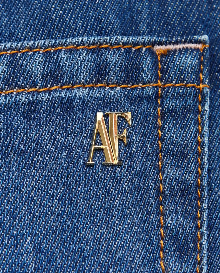 Niebieskie jeansy z wysokim stanem - Image #3