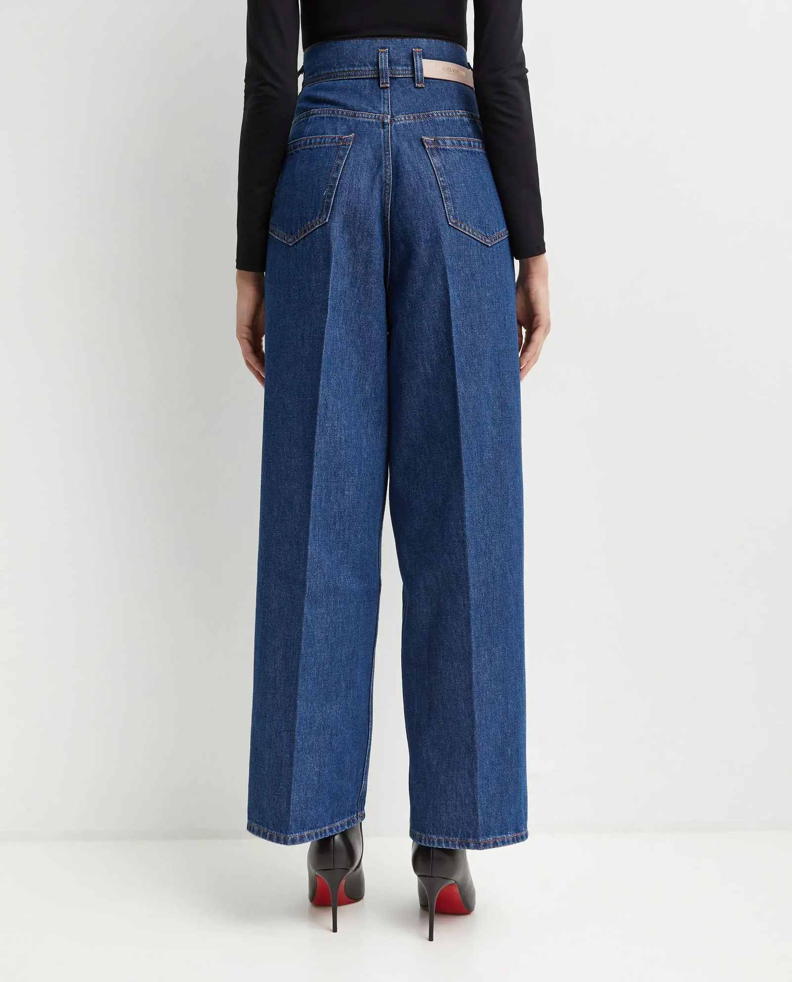 Niebieskie jeansy z wysokim stanem - Image #2