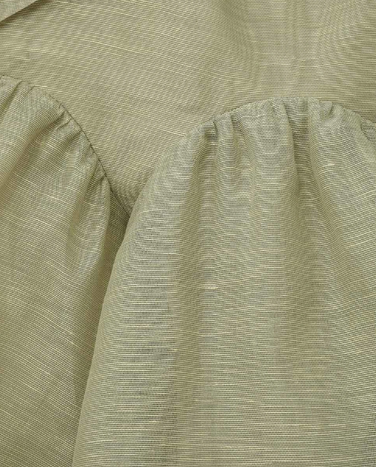 Oliwkowa sukienka mini Rebellion Drape - Image #6