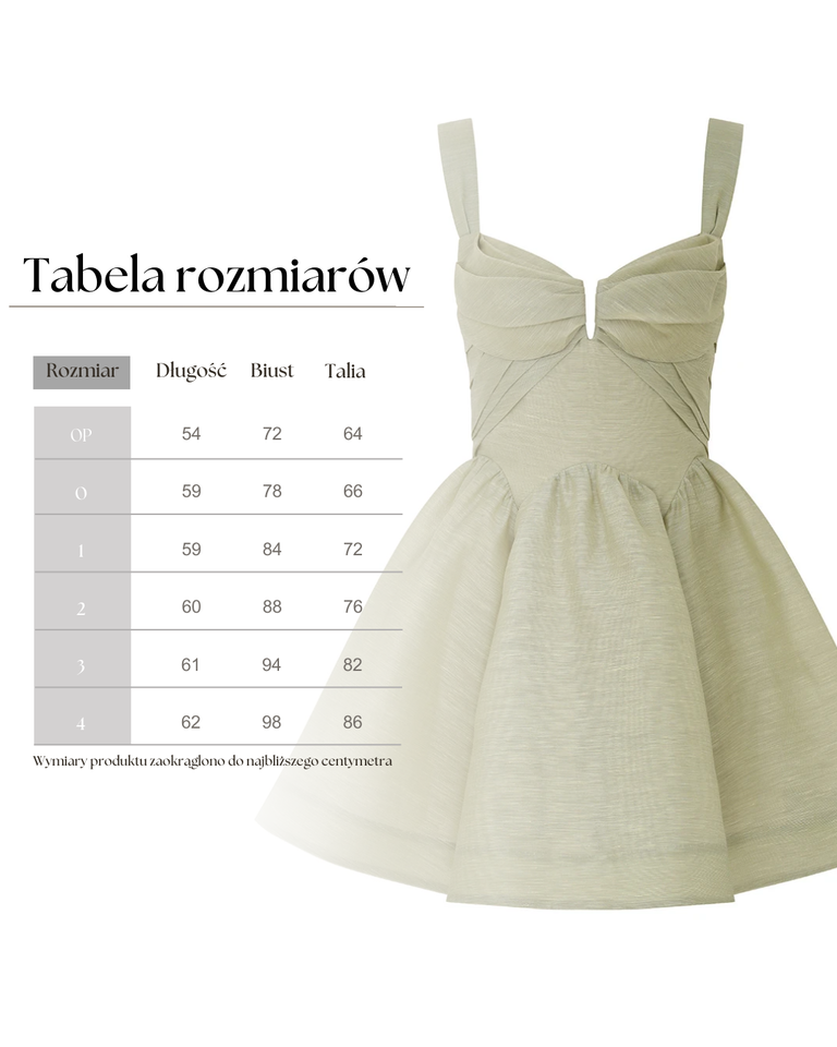 Oliwkowa sukienka mini Rebellion Drape - Image #7