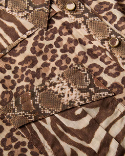 Brązowa sukienka mini Wanderlust Lantern - Image #5