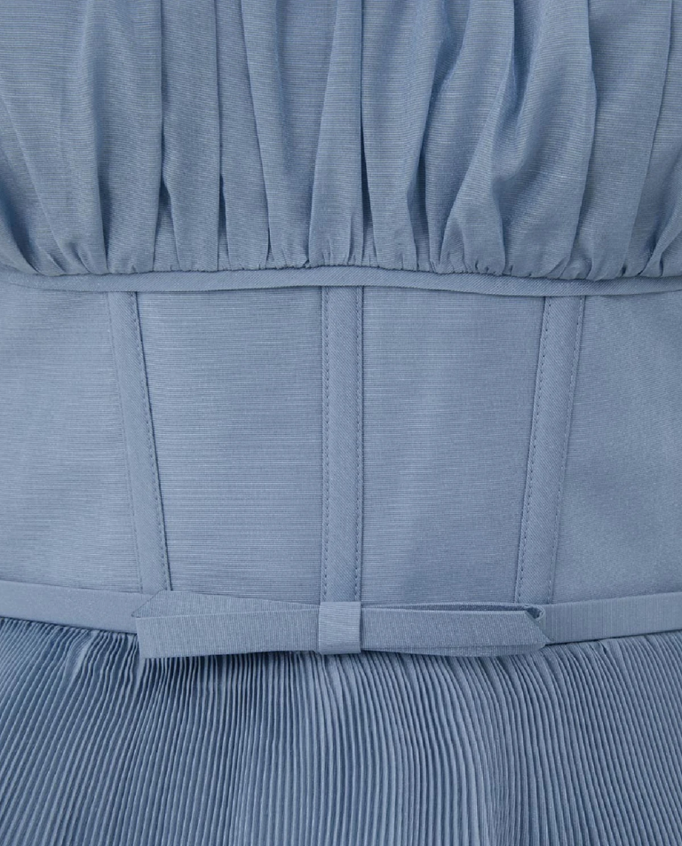 Plisowana sukienka midi - Image #5