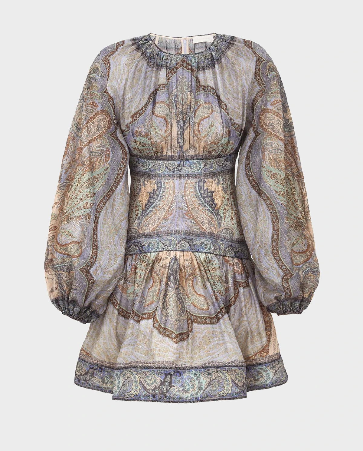 Sukienka mini w orientalny wzór paisley Wanderlust - Image #1