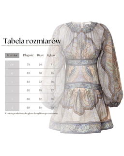 Sukienka mini w orientalny wzór paisley Wanderlust - Image #6