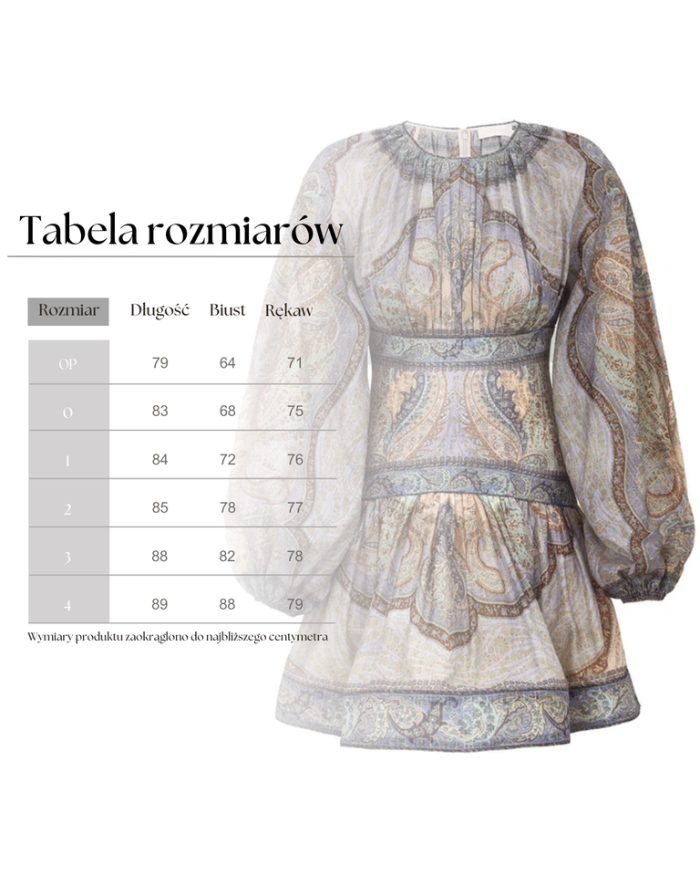 Sukienka mini w orientalny wzór paisley Wanderlust - Image #6