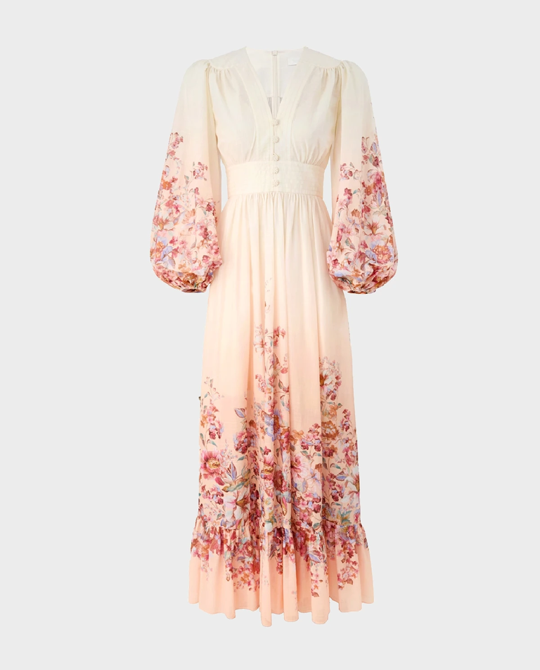 Sukienka z kwiatowym wzorem Awaken Plunge maxi