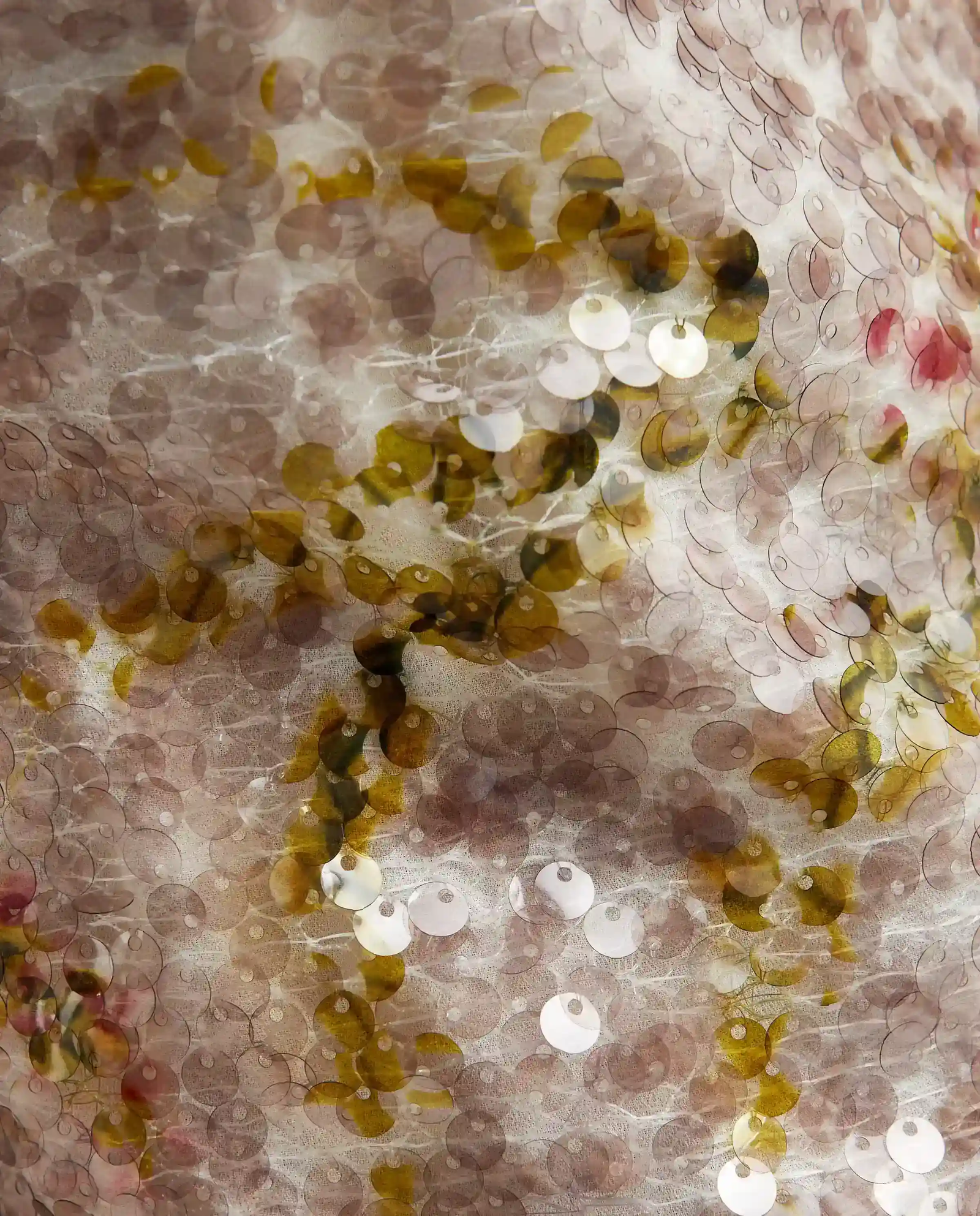 Cekinowe spodnie z wysokim stanem - Image #3