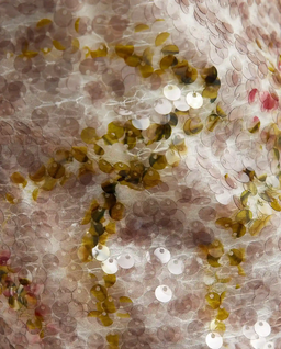 Cekinowe spodnie z wysokim stanem - Image #3