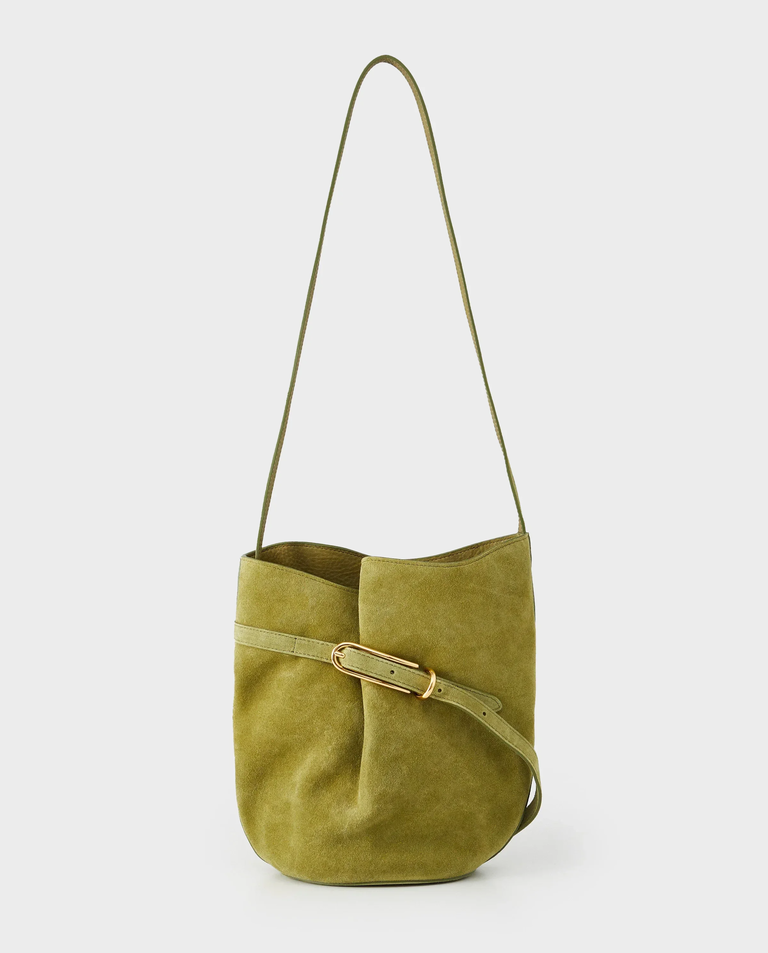 Zamszowa torebka Bucket Bag