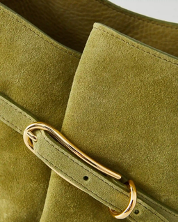 Zamszowa torebka Bucket Bag - Image #3