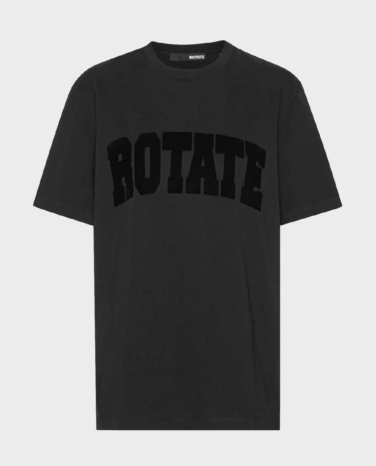 Czarny t-shirt z logo