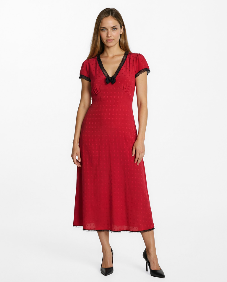 Czerwona sukienka Vittoria Nera