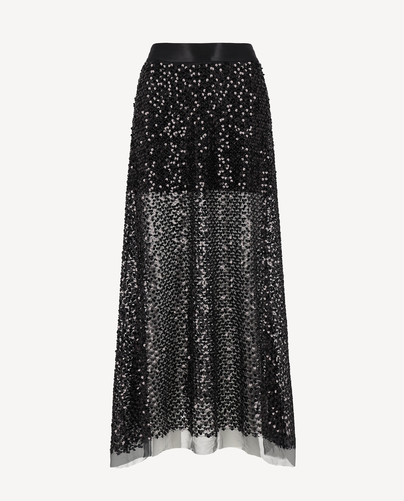 Czarna spódnica z cekinami Celeste - Image #0