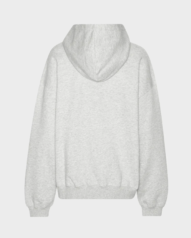 Jasnoszara bluza z kapturem