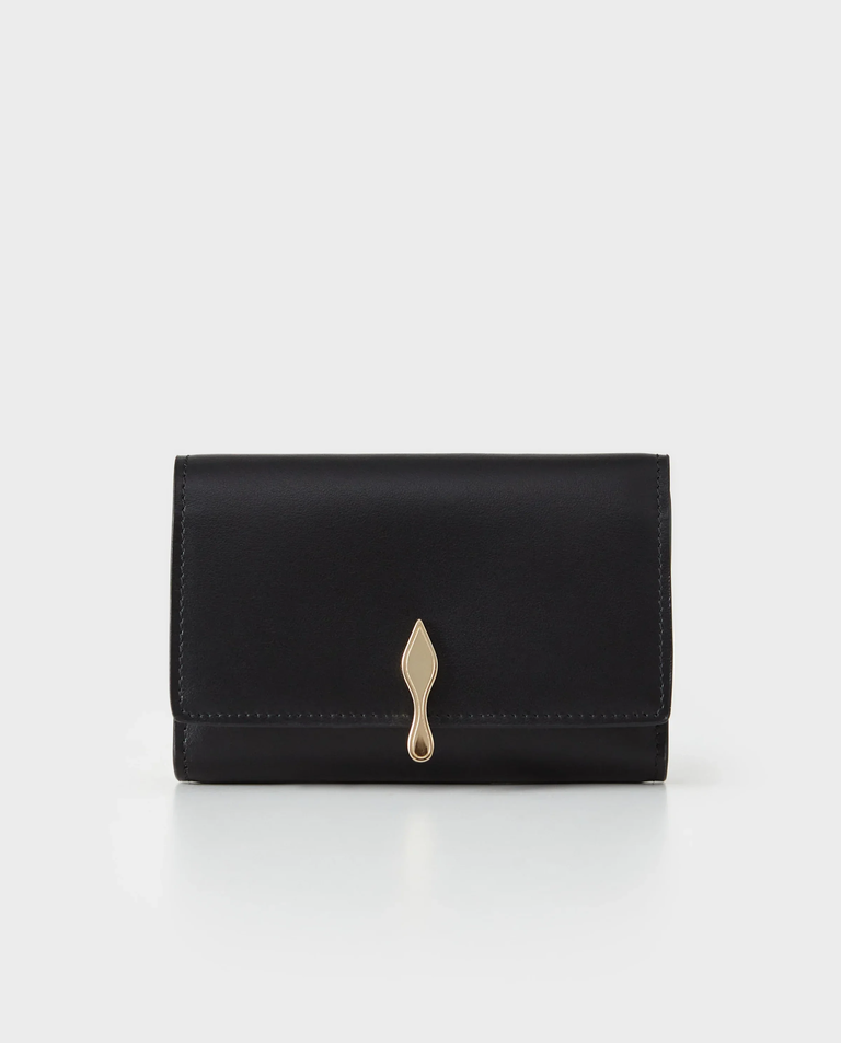 Czarne etui na karty Bettina