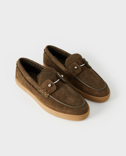 Brązowe mokasyny Chambeliboat - Image #2
