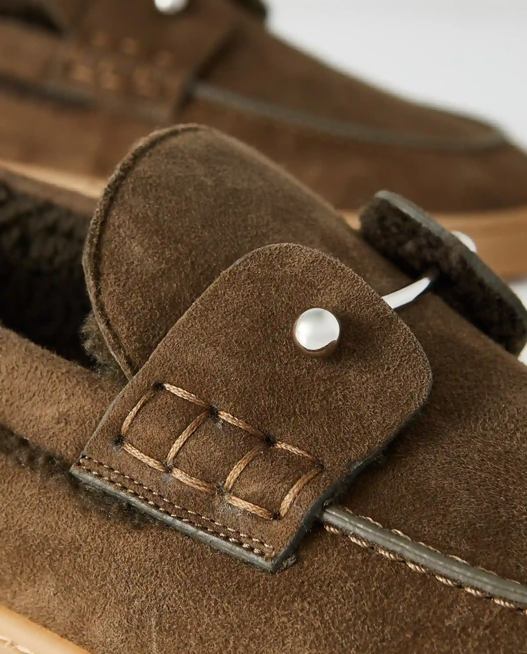 Brązowe mokasyny Chambeliboat - Image #4