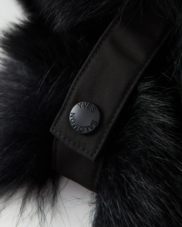 Czarna czapka uszatka - Image #6