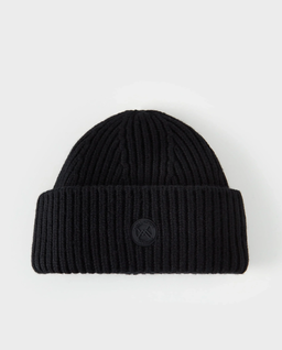 Czarna czapka beanie z logo - Image #0