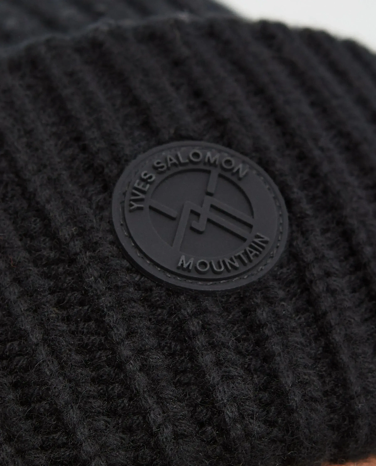Czarna czapka beanie z logo - Image #3