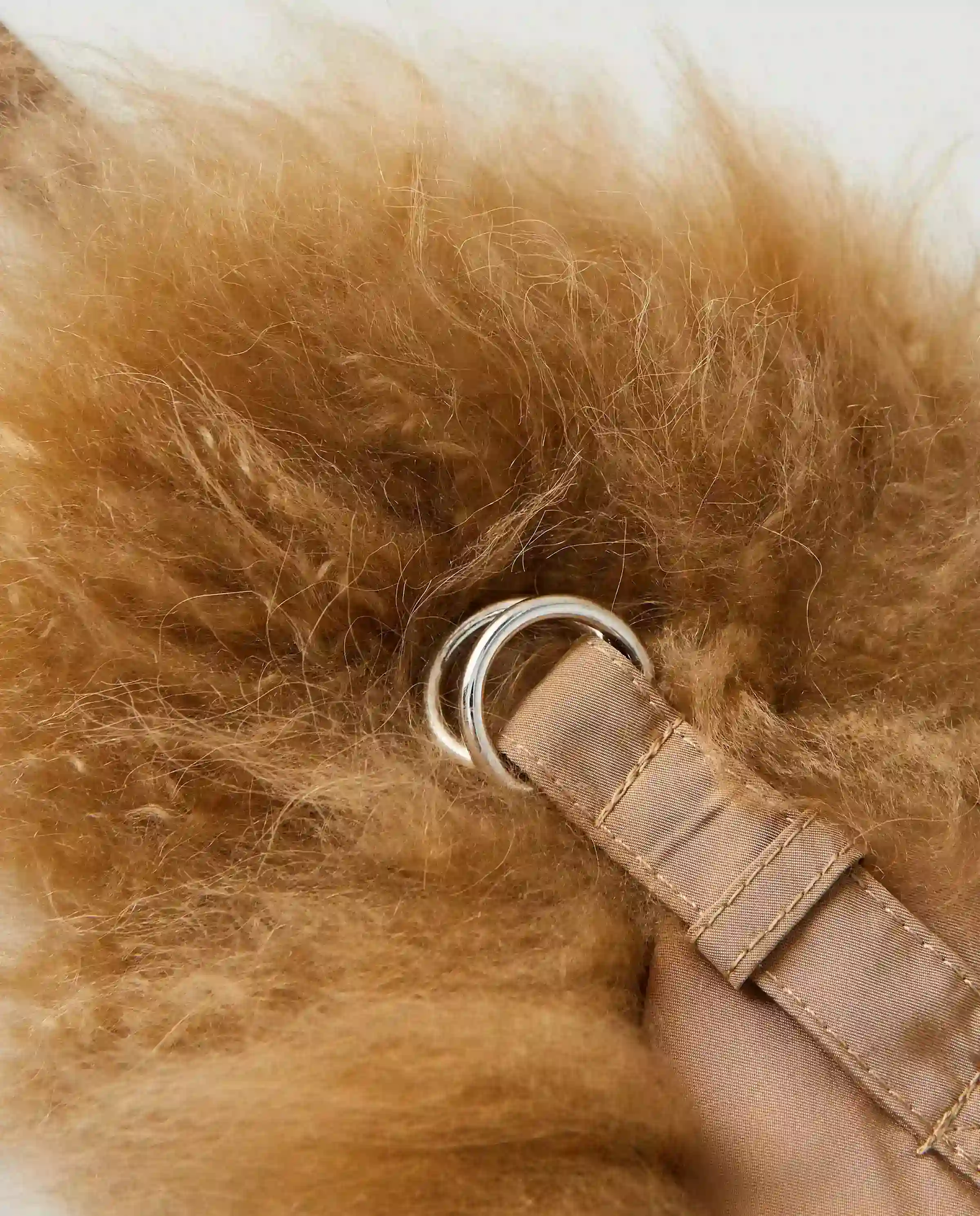 Czapka uszanka z futrem - Image #4