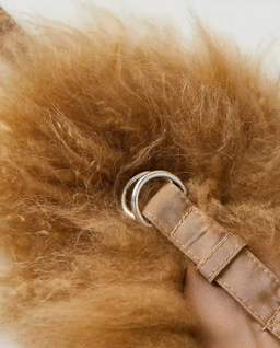 Czapka uszanka z futrem - Image #4