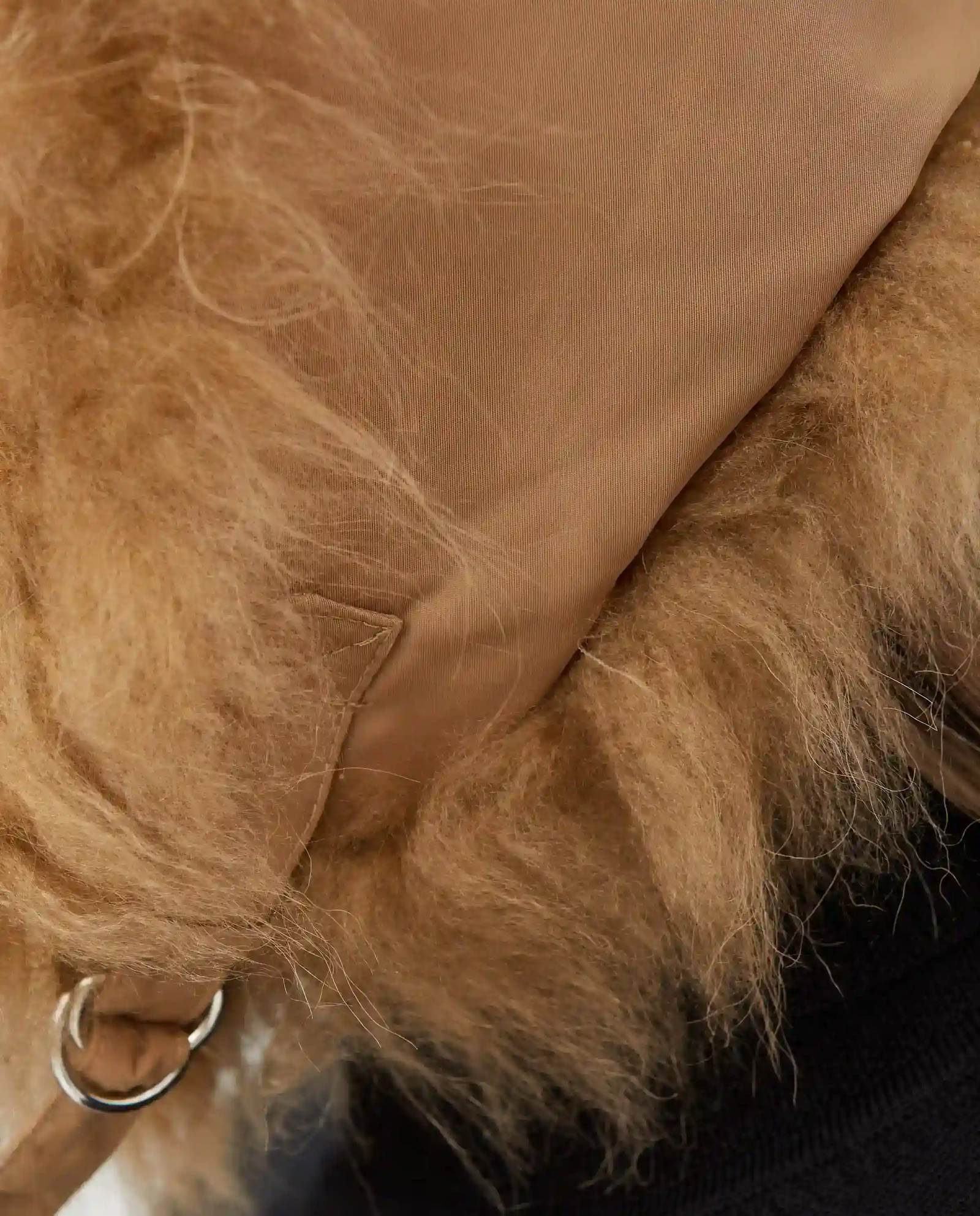 Czapka uszanka z futrem - Image #5