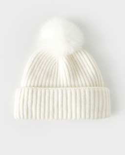 Kaszmirowa czapka z pomponem - Image #0