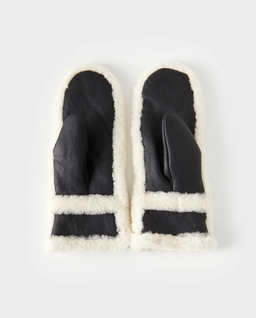 Czarne skórzane rękawiczki - Image #0