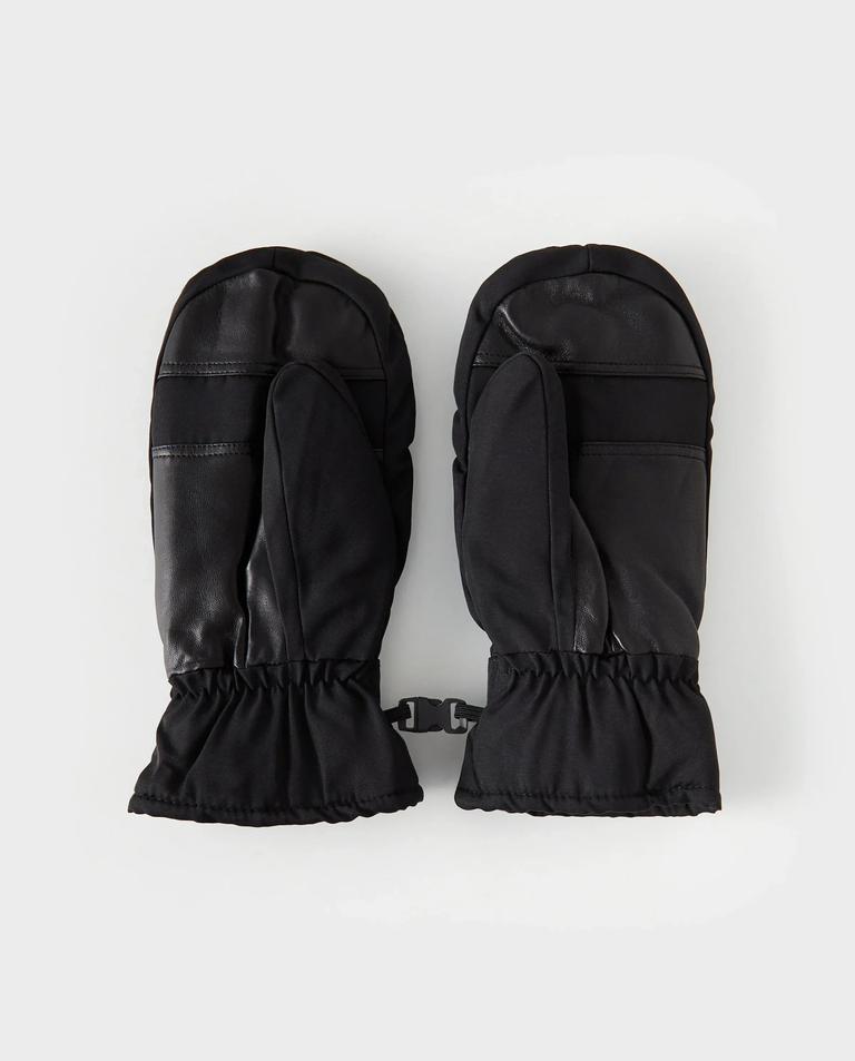 Czarne rękawiczki z jednym palcem