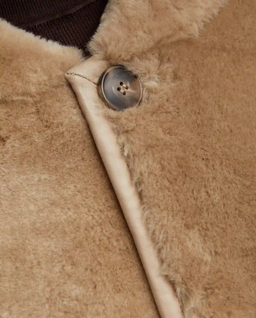 Beżowa dwustronna krótka kurtka - Image #4