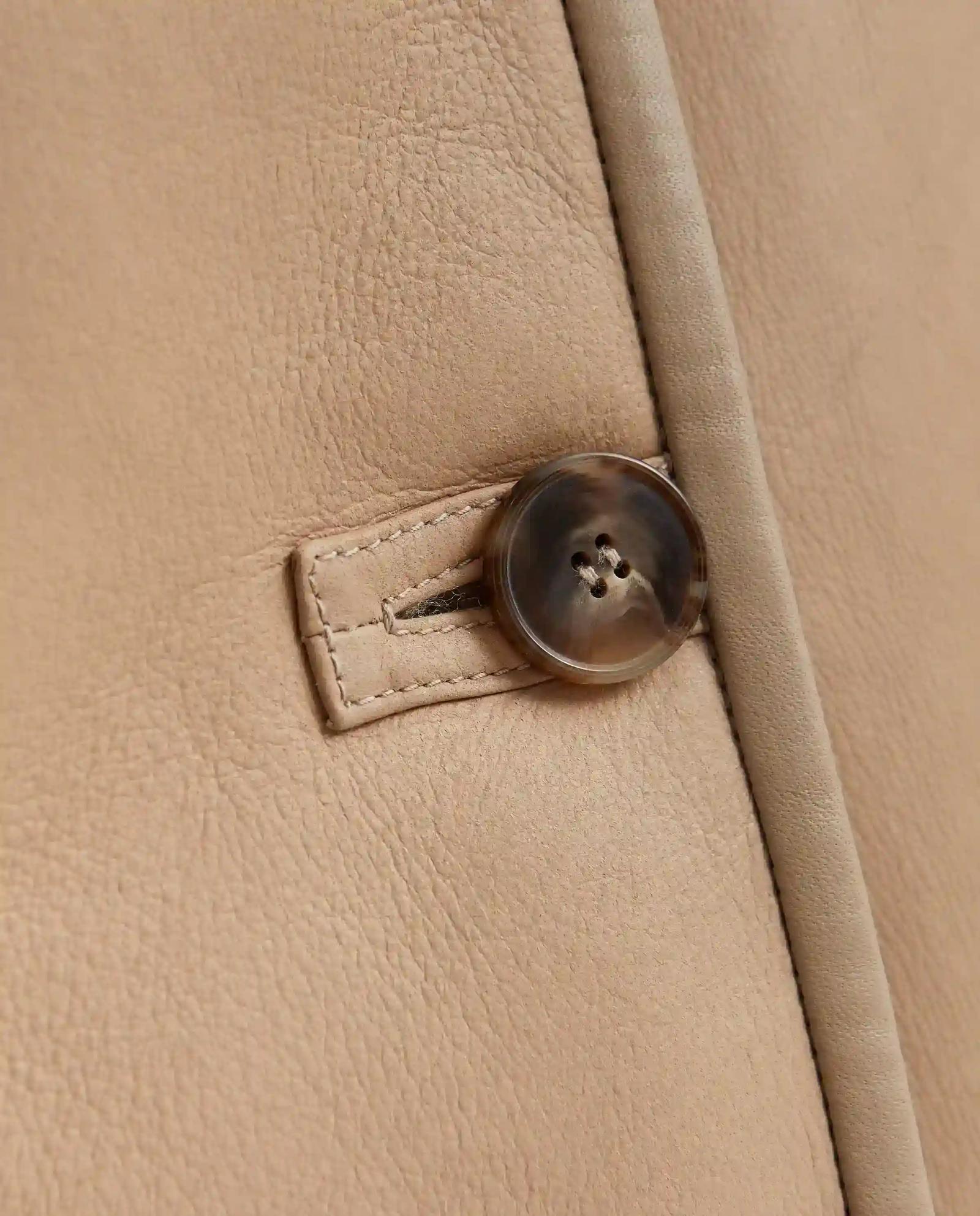 Beżowa dwustronna krótka kurtka - Image #7